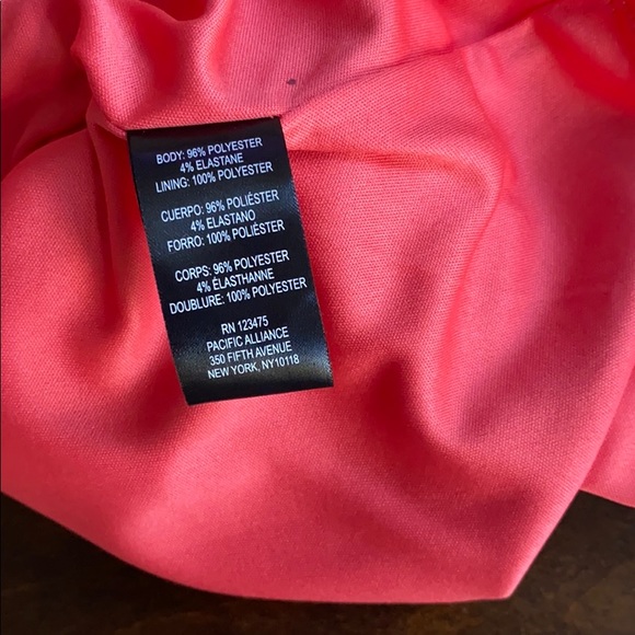 Tahari V- Neck Bow Shoulder Sheath Dress. Size 10p - Picture 3 of 14